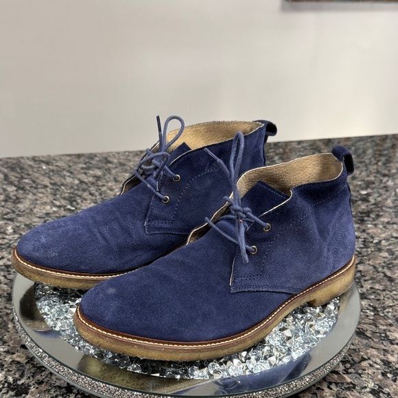 Banana Republic Deep Blue Suede Chukka Boots 9 main image 9